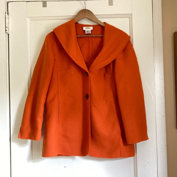 Talbots Jackets & Blazers - Talbots Petites Wool Pumpkin Coat